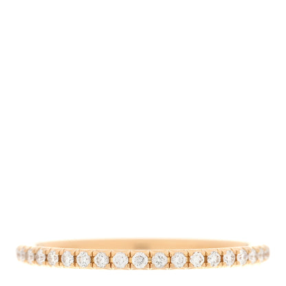 Tiffany 18K Yellow Gold Diamond Metro Band Ring 50 5.5 3 of 4