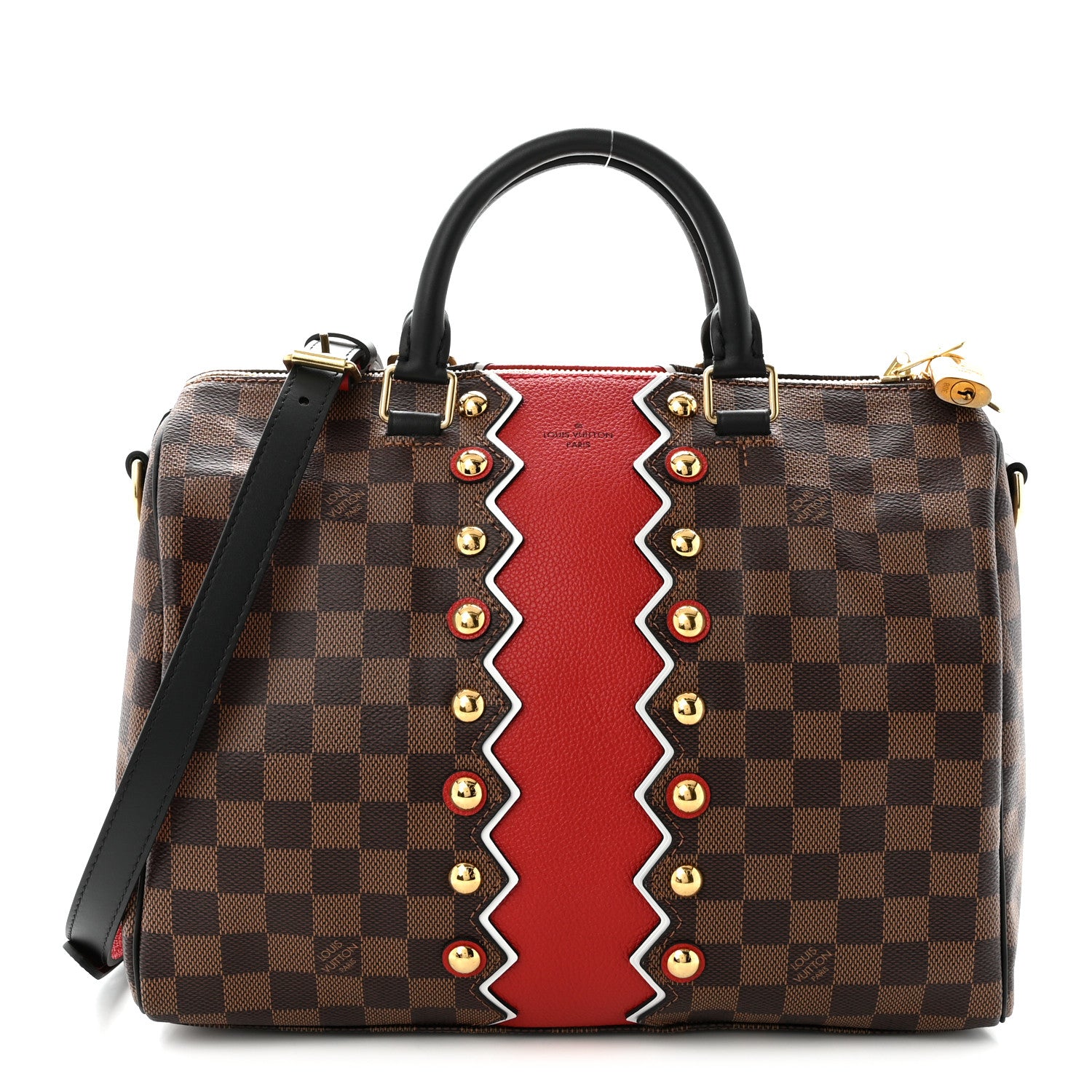 Louis Vuitton Damier Ebene Karakoram Speedy Bandouliere 30 1 of 10