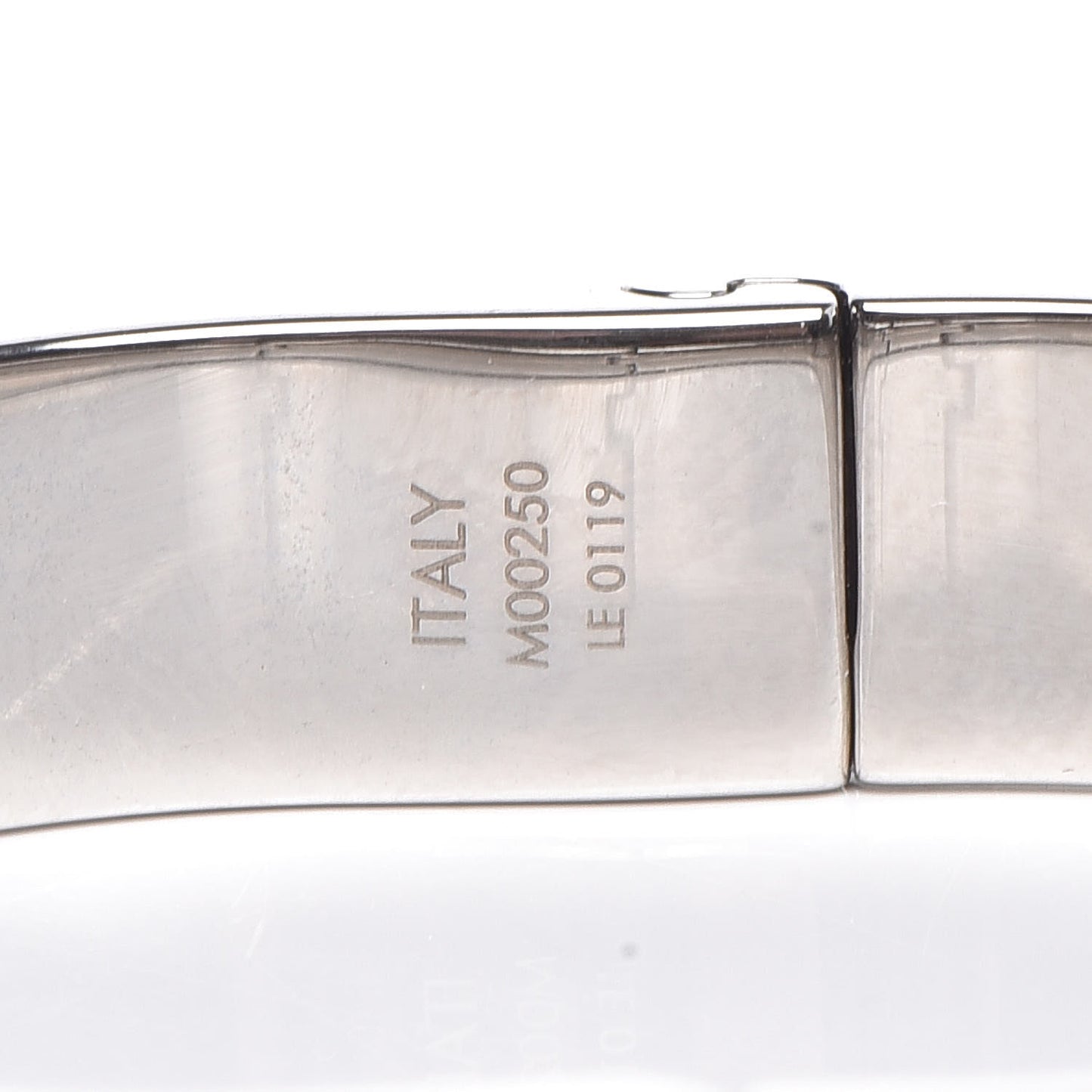 Palladium Monogram Nanogram Cuff M