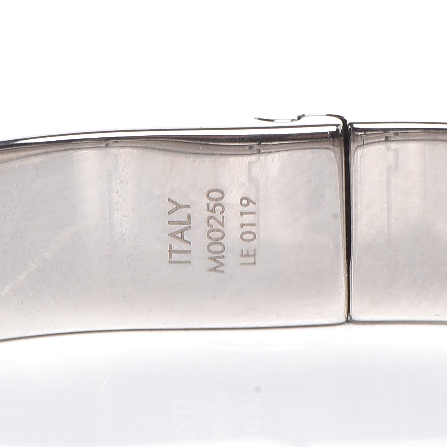 Louis Vuitton Palladium Monogram Nanogram Cuff M 6 of 8