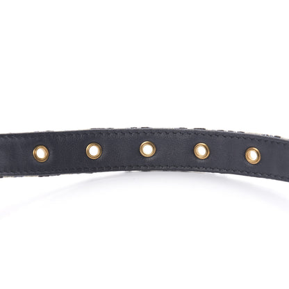 Christian Dior Jacquard Oblique 20mm Saddle Belt 85 34 Blue 6 of 6