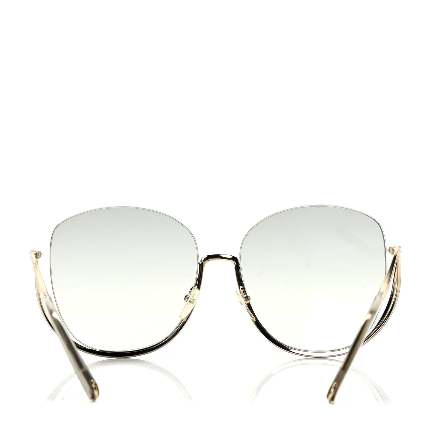 Chloe Oversized Round Milla Sunglasses CE125S Gold 4 of 7