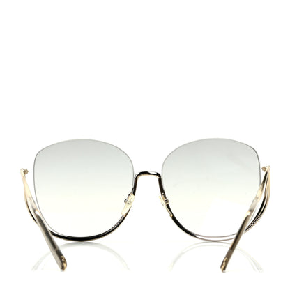 Chloe Oversized Round Milla Sunglasses CE125S Gold 4 of 7