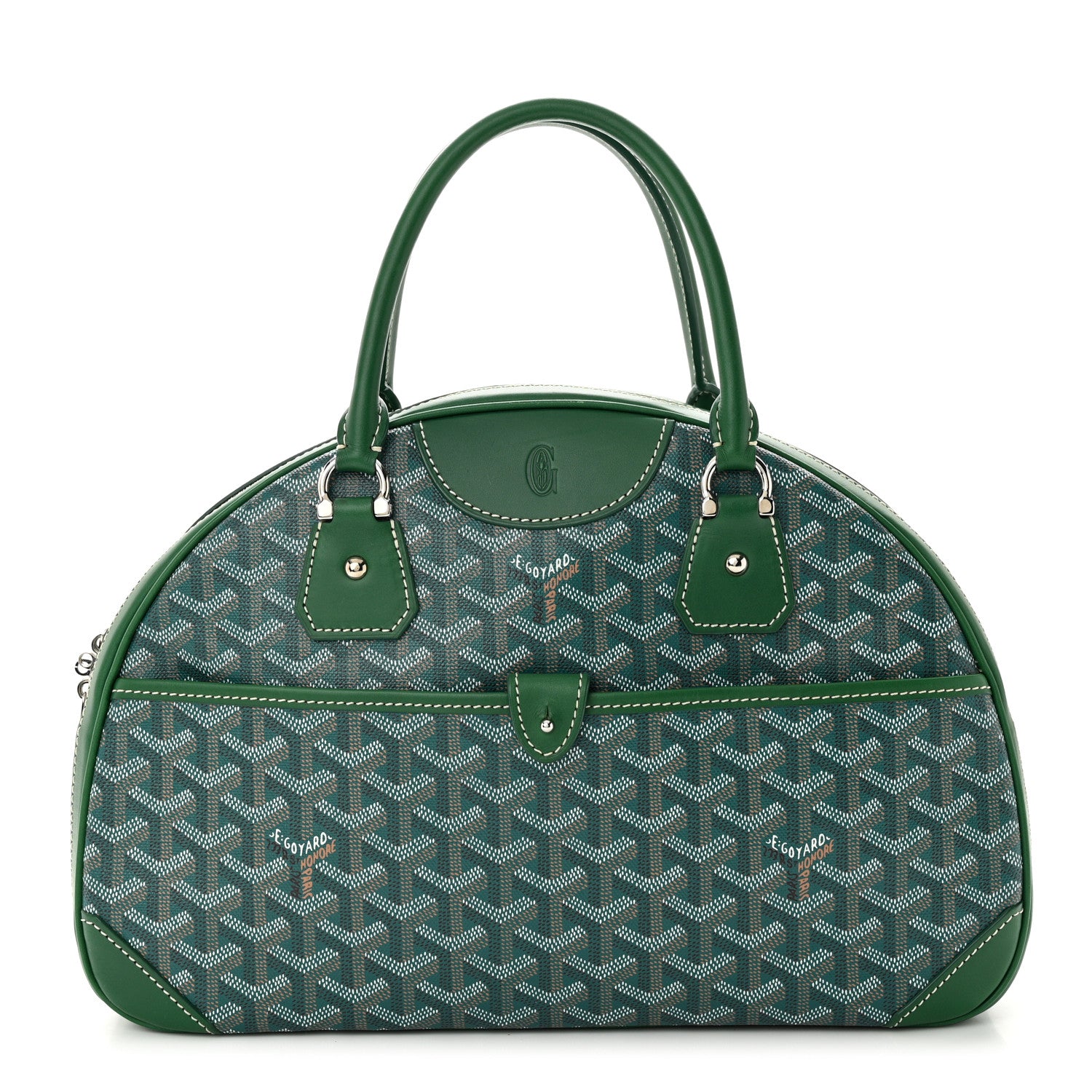 Goyard Goyardine Saint Jeanne MM Bowler Green 1 of 9