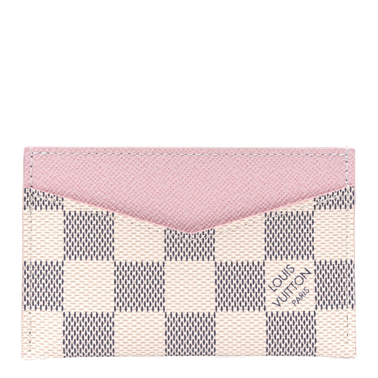 Damier Azur Daily Card Holder Rose Ballerine