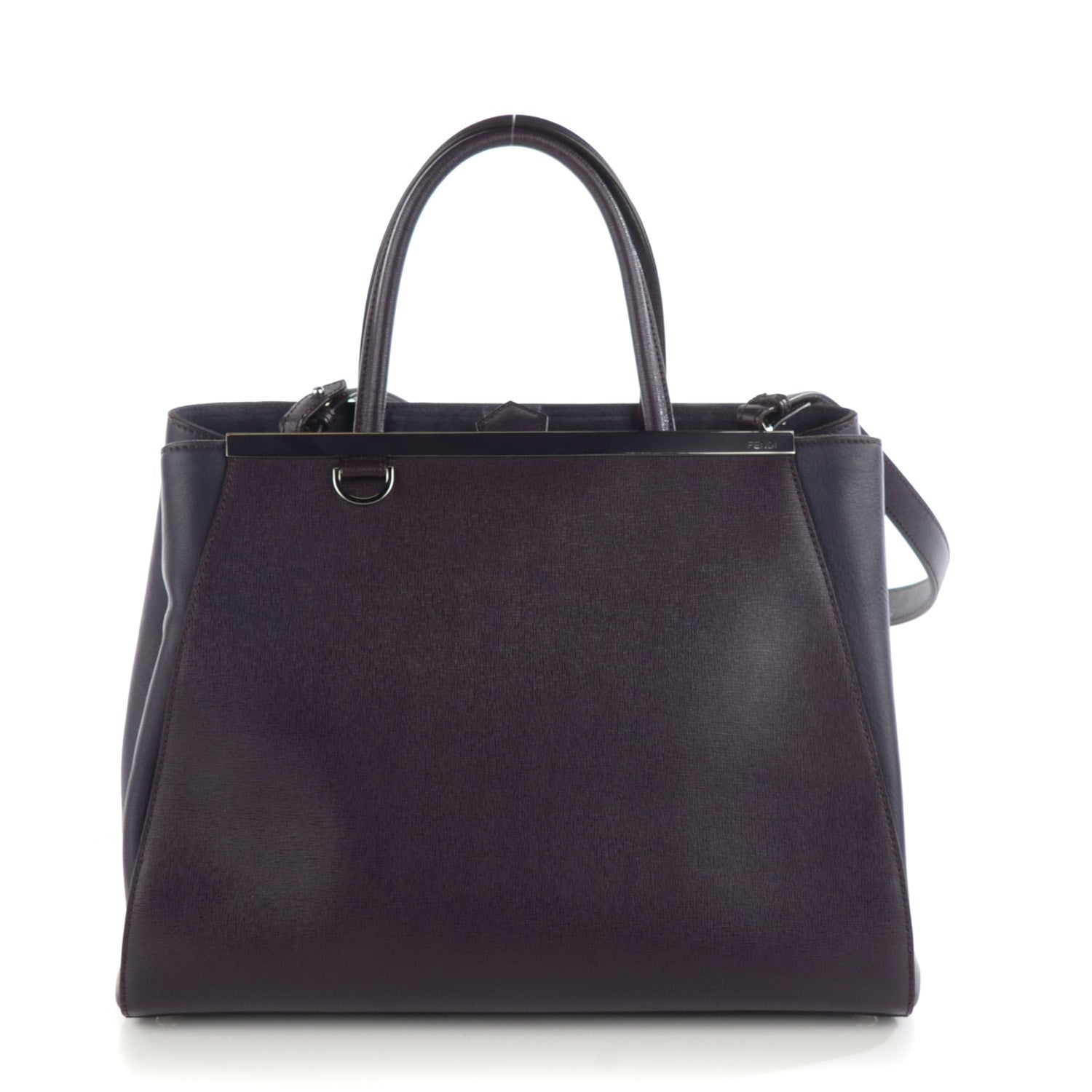 Fendi Vitello Elite Regular 2Jours Tote Ametista 1 of 8