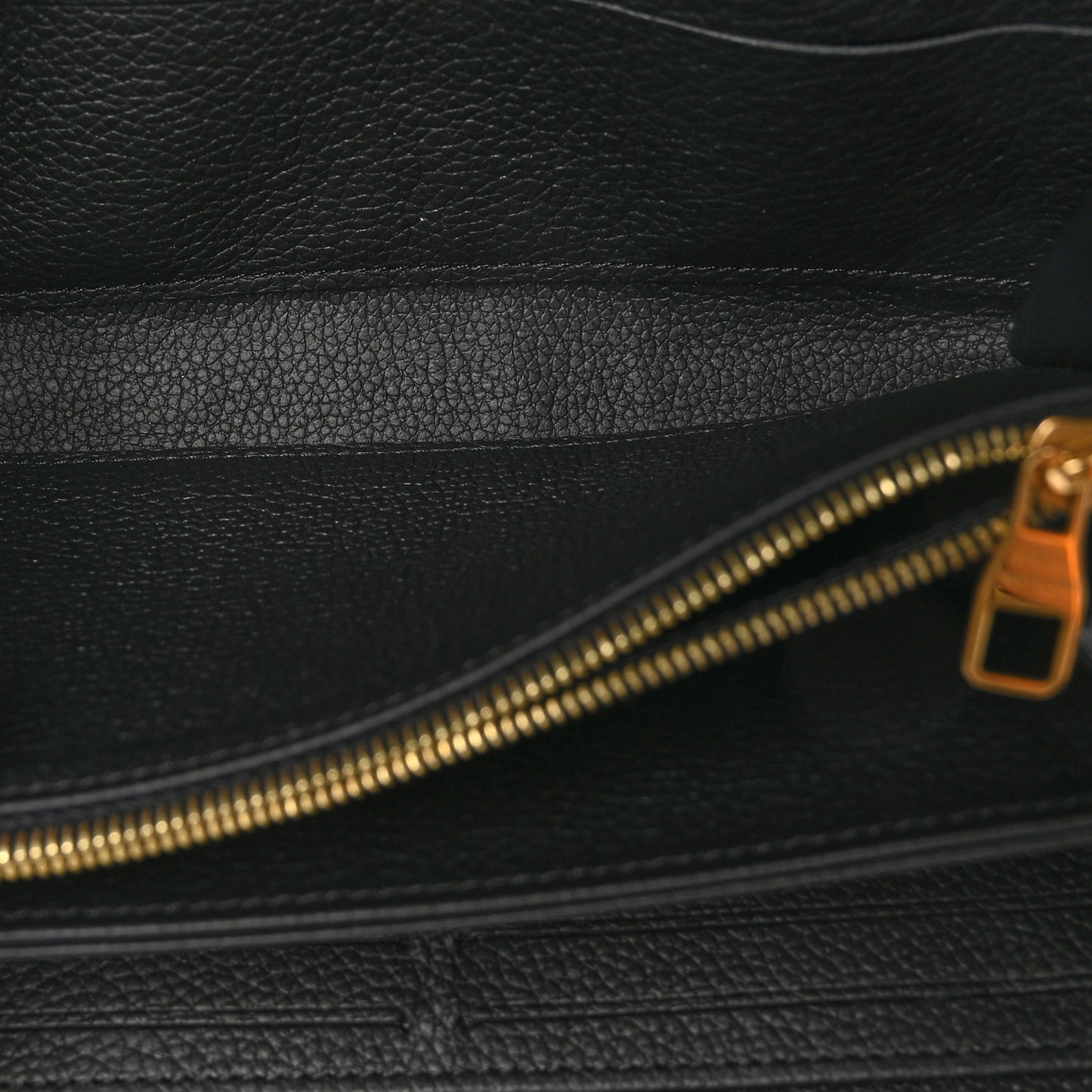 Empreinte Monogram Giant Zippy Wallet Black Beige