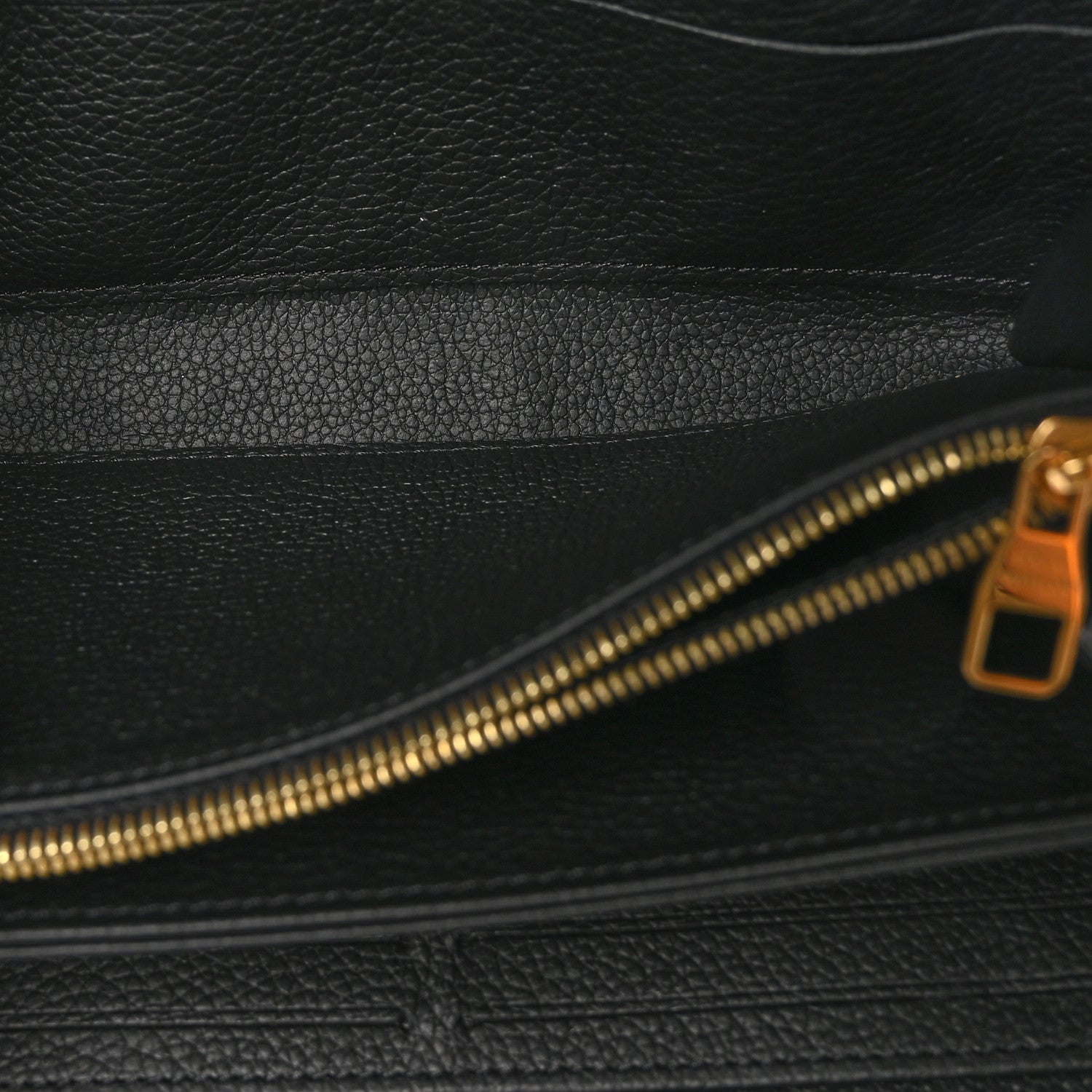 Louis Vuitton Empreinte Monogram Giant Zippy Wallet Black Beige 5 of 9