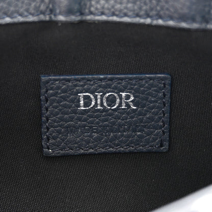 Christian Dior Oblique Saddle Messenger Pouch Blue Black 6 of 13