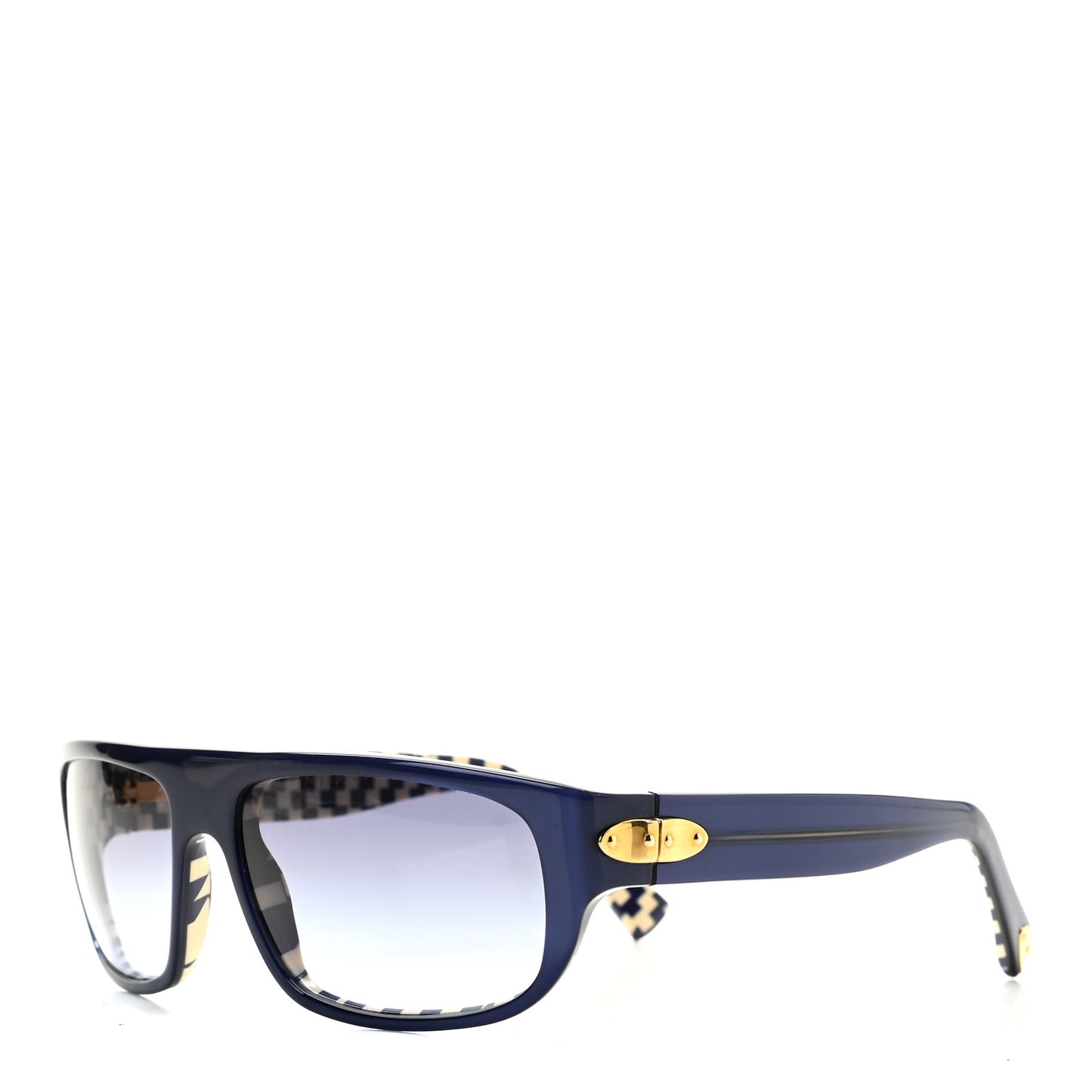 Damier Azur Polarized Sunglasses Z0067W Blue