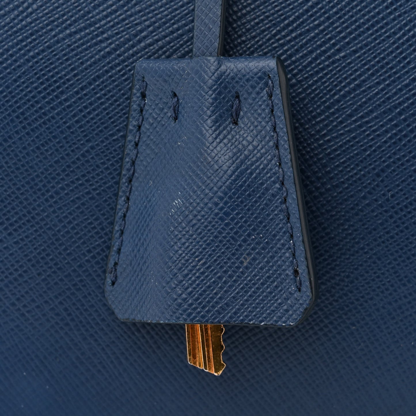 Saffiano Lux Bowler Blue