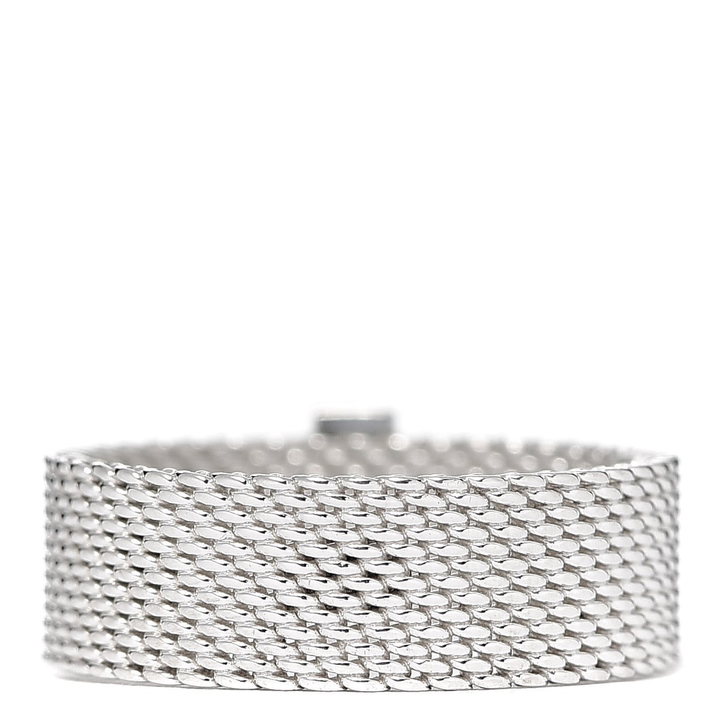 Sterling Silver Diamond Mesh Somerset Ring 53 6.25