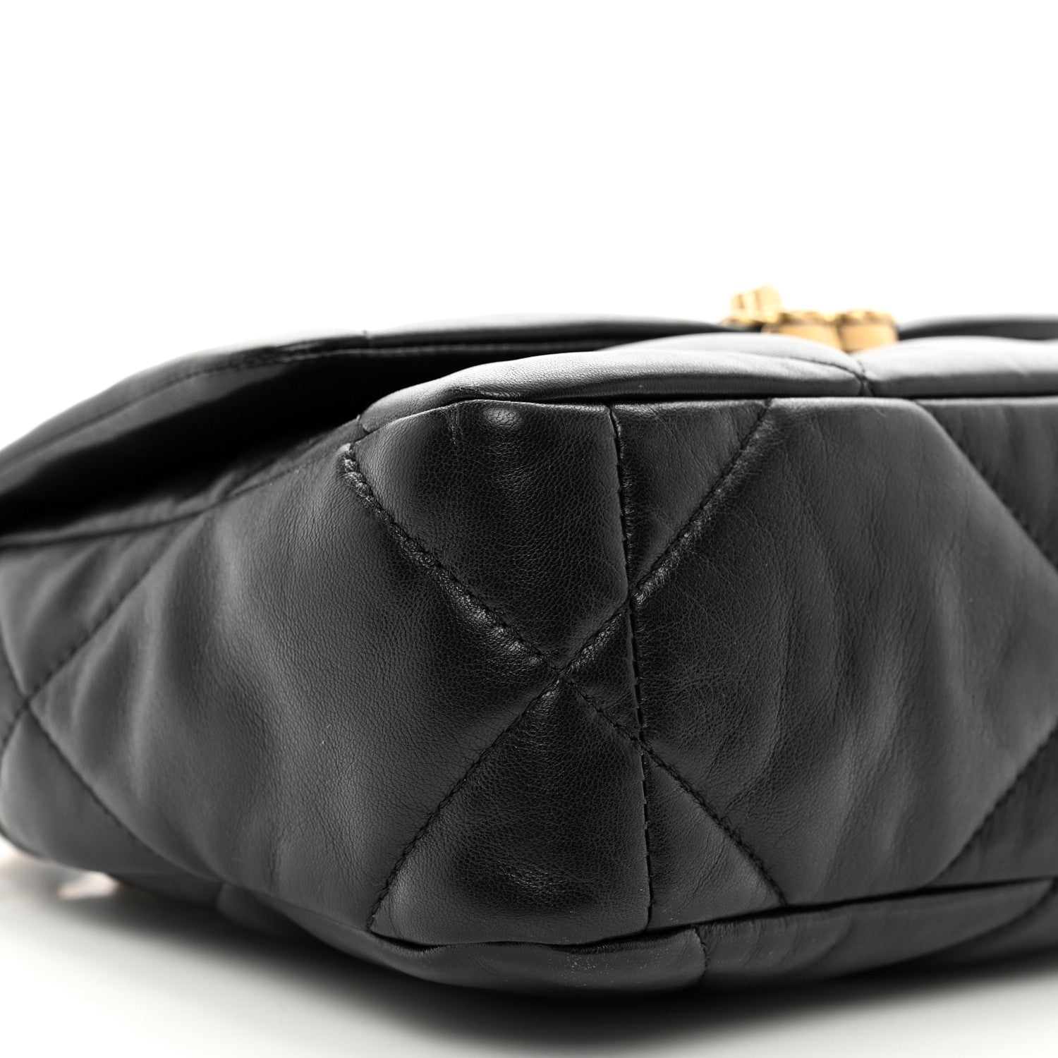 Chanel Lambskin Quilted Medium Chanel 19 Flap Black 9 of 11