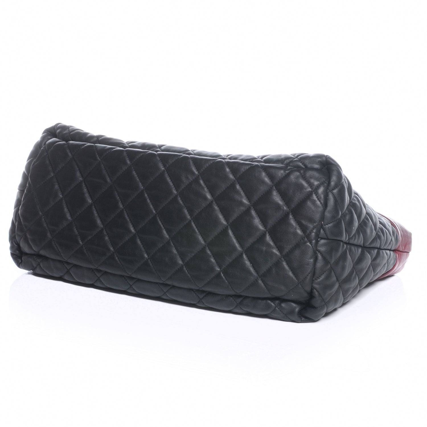 Chanel Lambskin Quilted Medium Coco Cocoon Reversible Tote Black 3 of 12