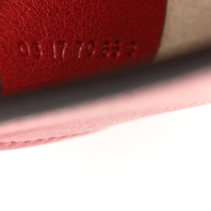 Chloe Calfskin Suede Small Nile Bracelet Bag Intense Red 8 of 11