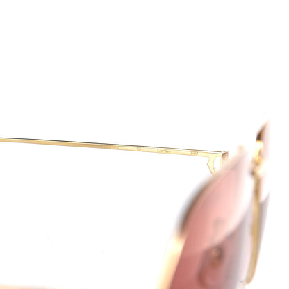 Cartier Premiere De Aviator Sunglasses Red Gold 5 of 7