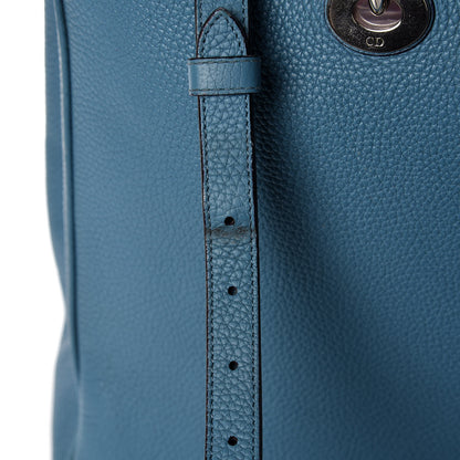 Christian Dior Bullcalf Large Diorissimo Tote Blue 18 of 24