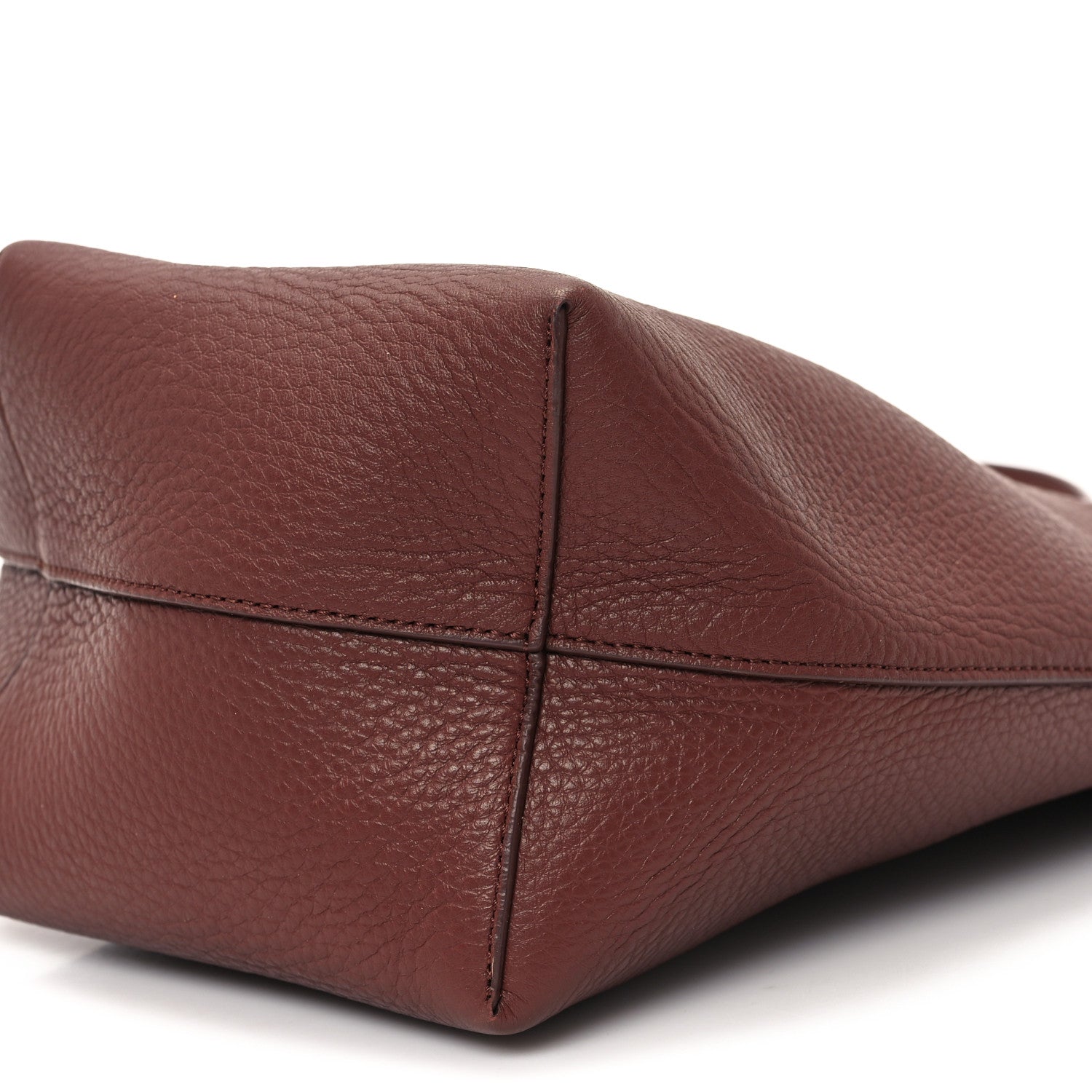 The Row Grained Calfskin Small N/S Park Tote Cognac 9 of 9