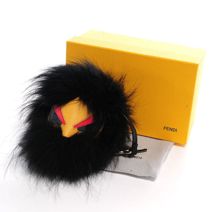 Fendi Mink Fur Furyou Monster Bag Bug Charm Black 5 of 5