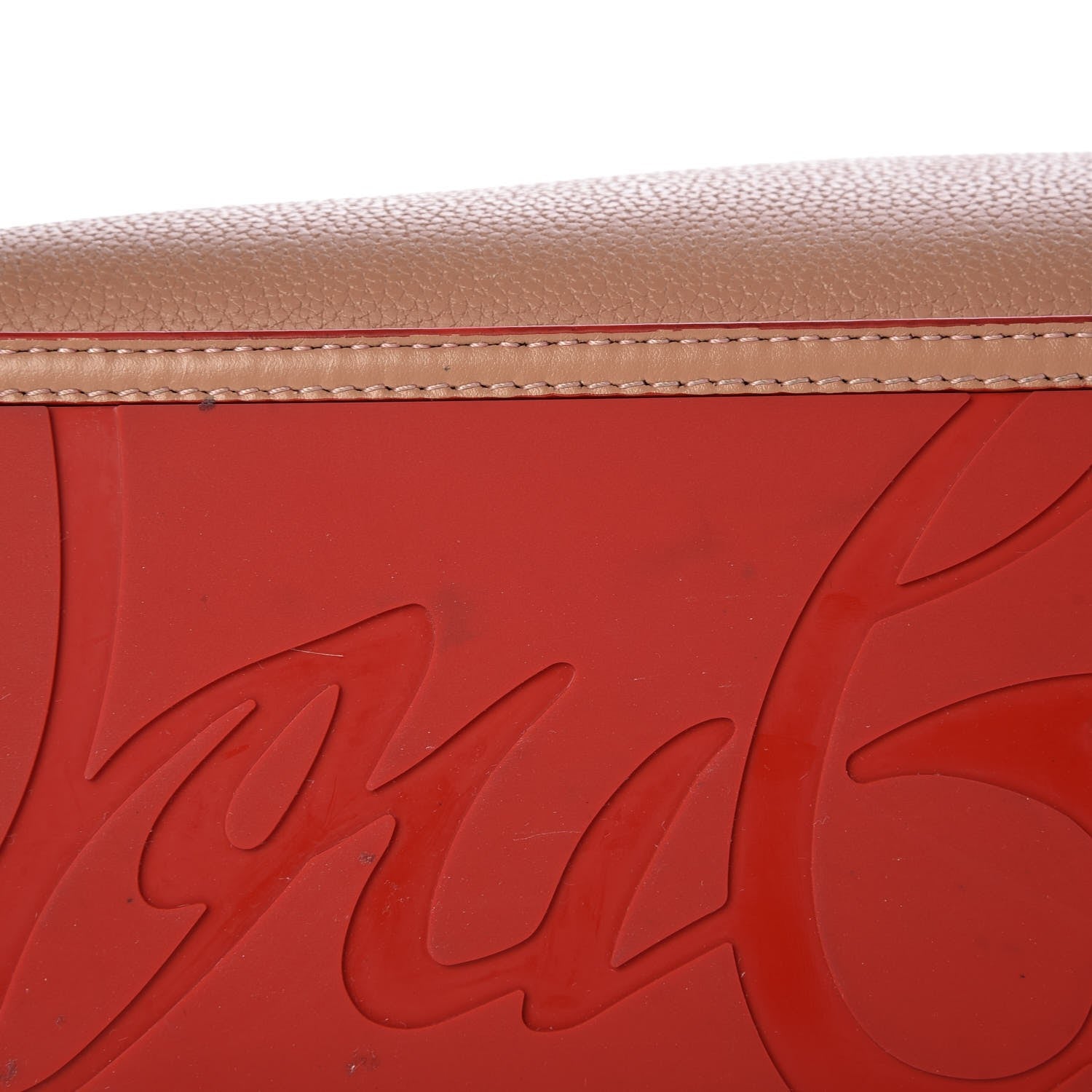 Christian Louboutin Calfskin Spikes East West Cabata Tote Nude 11 of 12