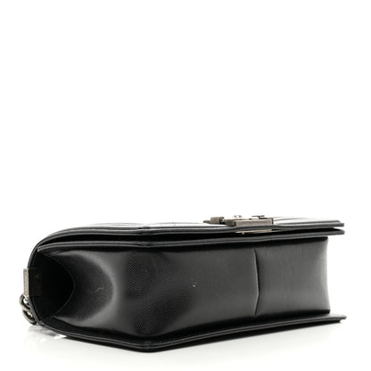 Chanel Caviar Quilted Medium Boy Flap Black 4 of 10