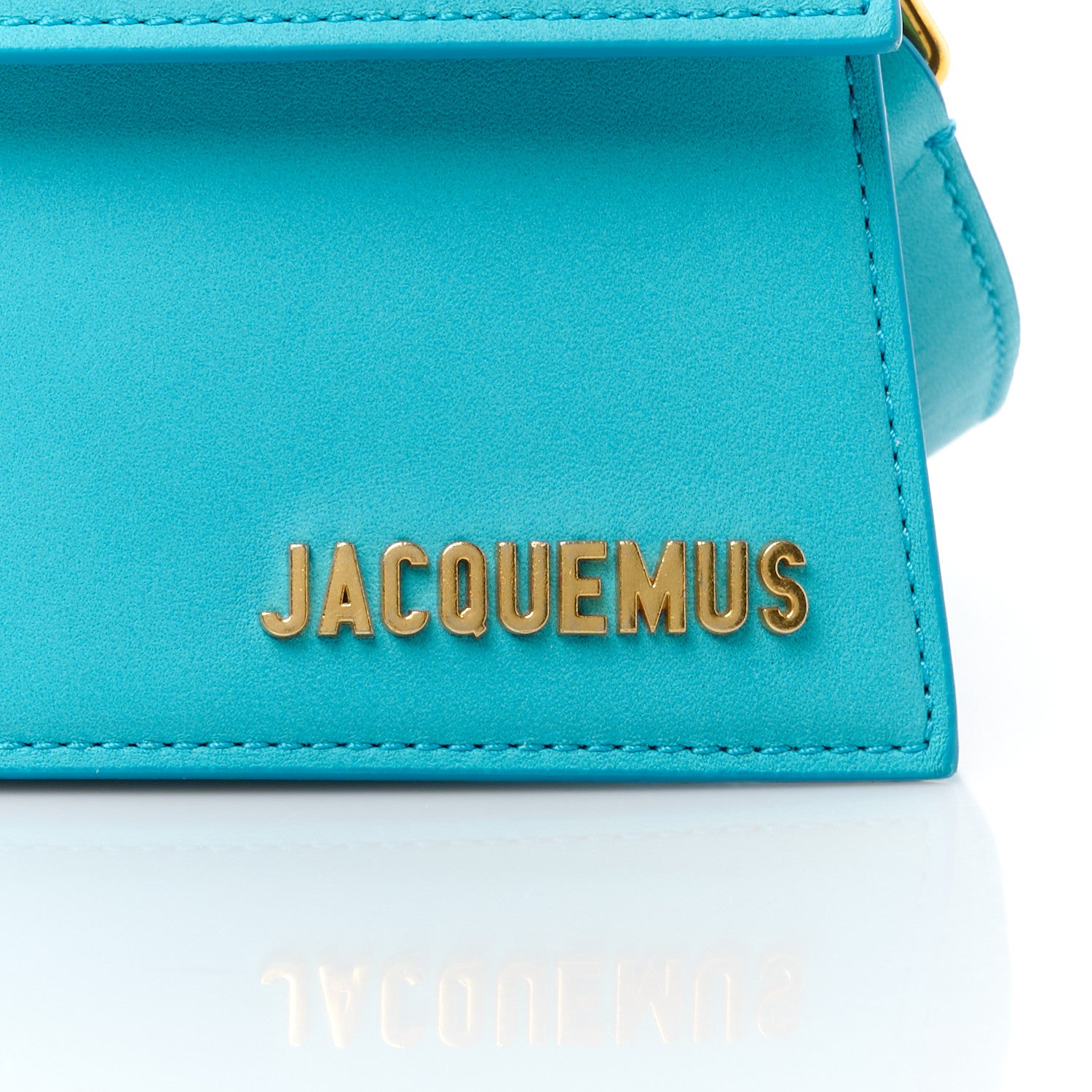 Jacquemus Smooth Calfskin Le Chiquito Moyen Turquoise 7 of 11