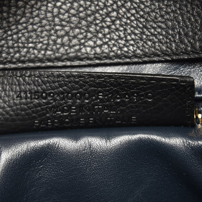 Balenciaga Grained Calfskin M Tube Round Tote Black 8 of 10