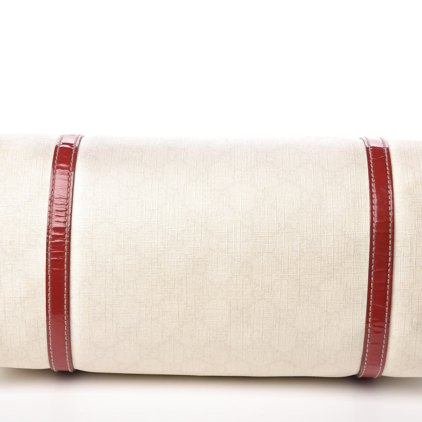 GG Plus Monogram Tattoo Heart Medium Joy Tote Off White Red