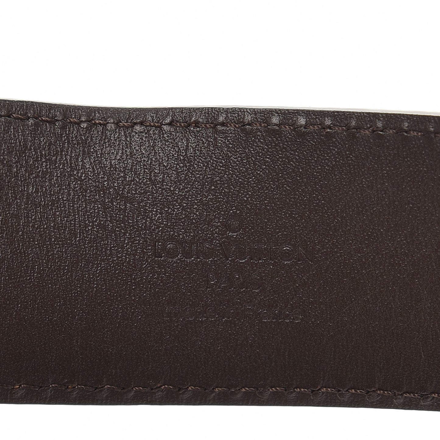 Damier Ebene 40mm LV Initiales Belt 85 34