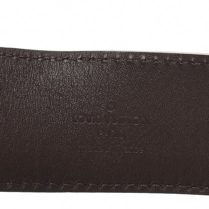 Louis Vuitton Damier Ebene 40mm LV Initiales Belt 85 34 4 of 10