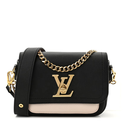 Louis Vuitton Grained Calfskin Lockme Tender Black 1 of 12
