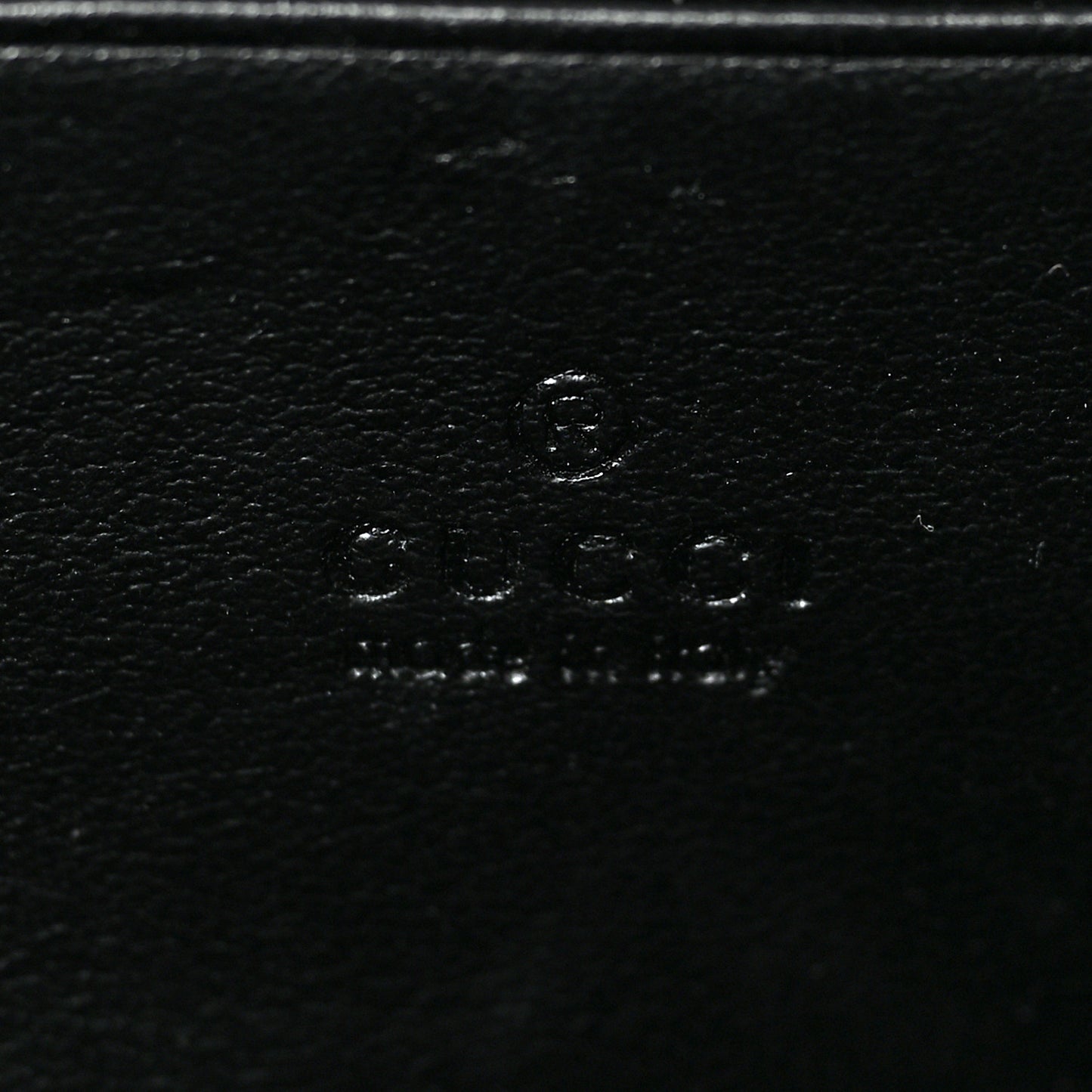 Calfskin Matelasse GG Marmont Chain Wallet Black
