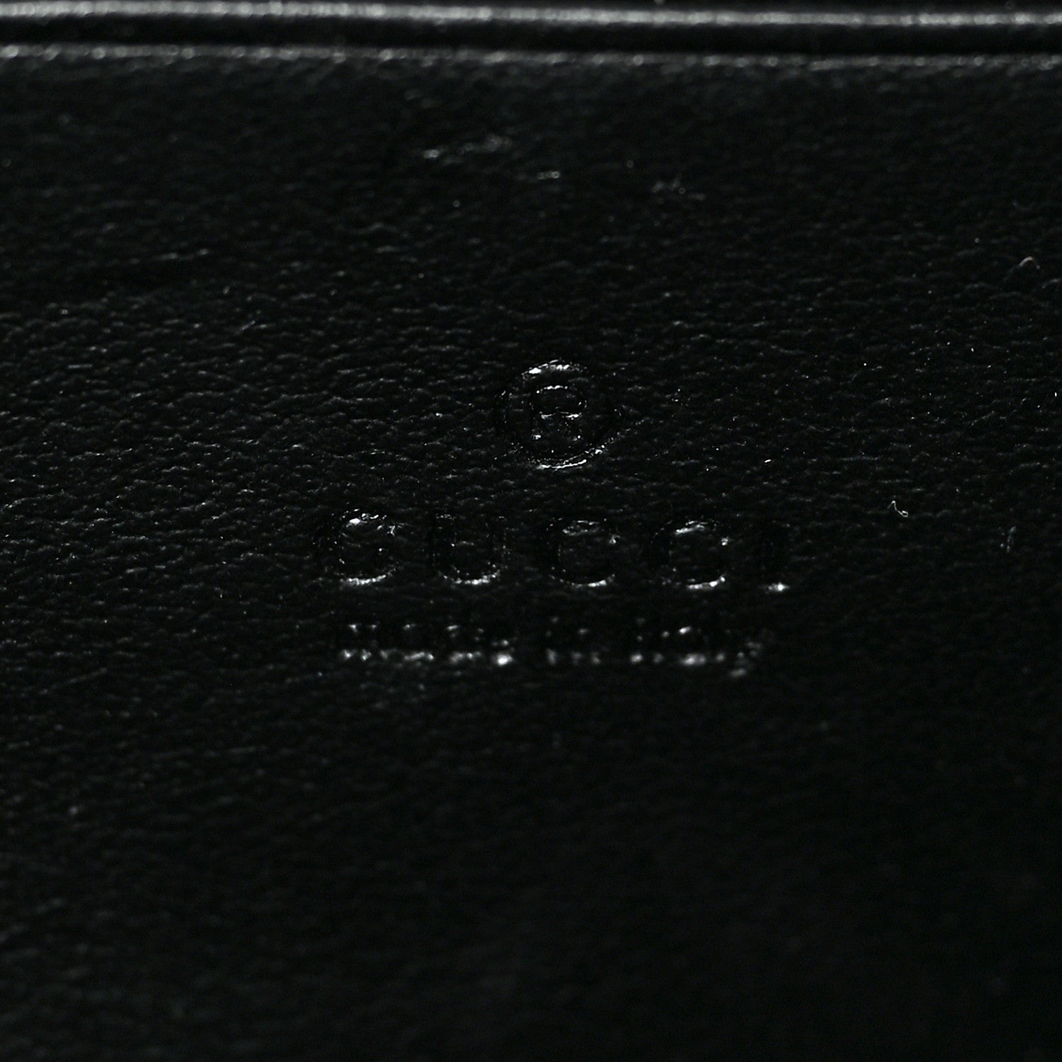 Gucci Calfskin Matelasse GG Marmont Chain Wallet Black 6 of 10