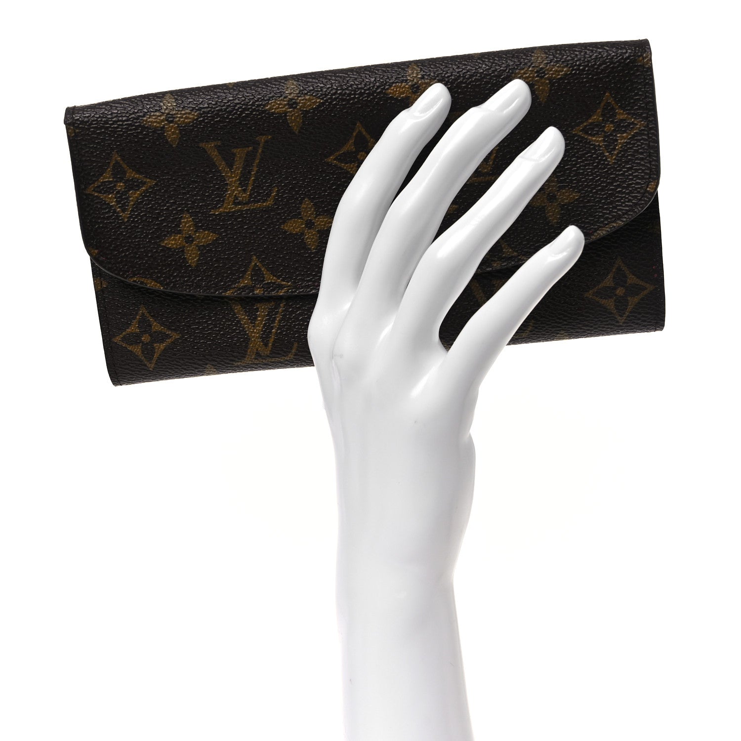 Louis Vuitton Monogram Emilie Wallet Fuchsia 2 of 8