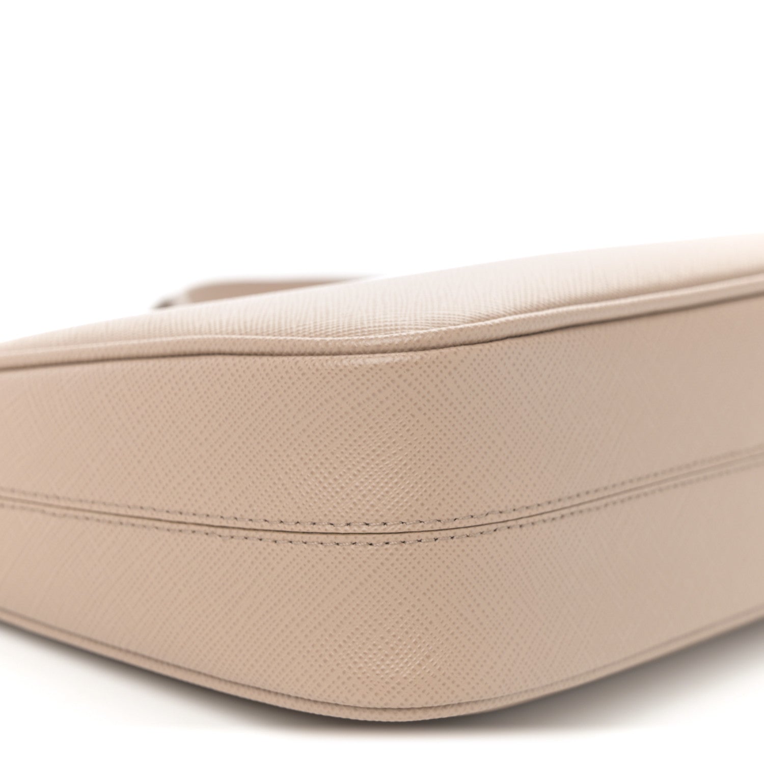 Prada Saffiano Lux Re-Edition Mini Shoulder Bag Cammeo 10 of 12