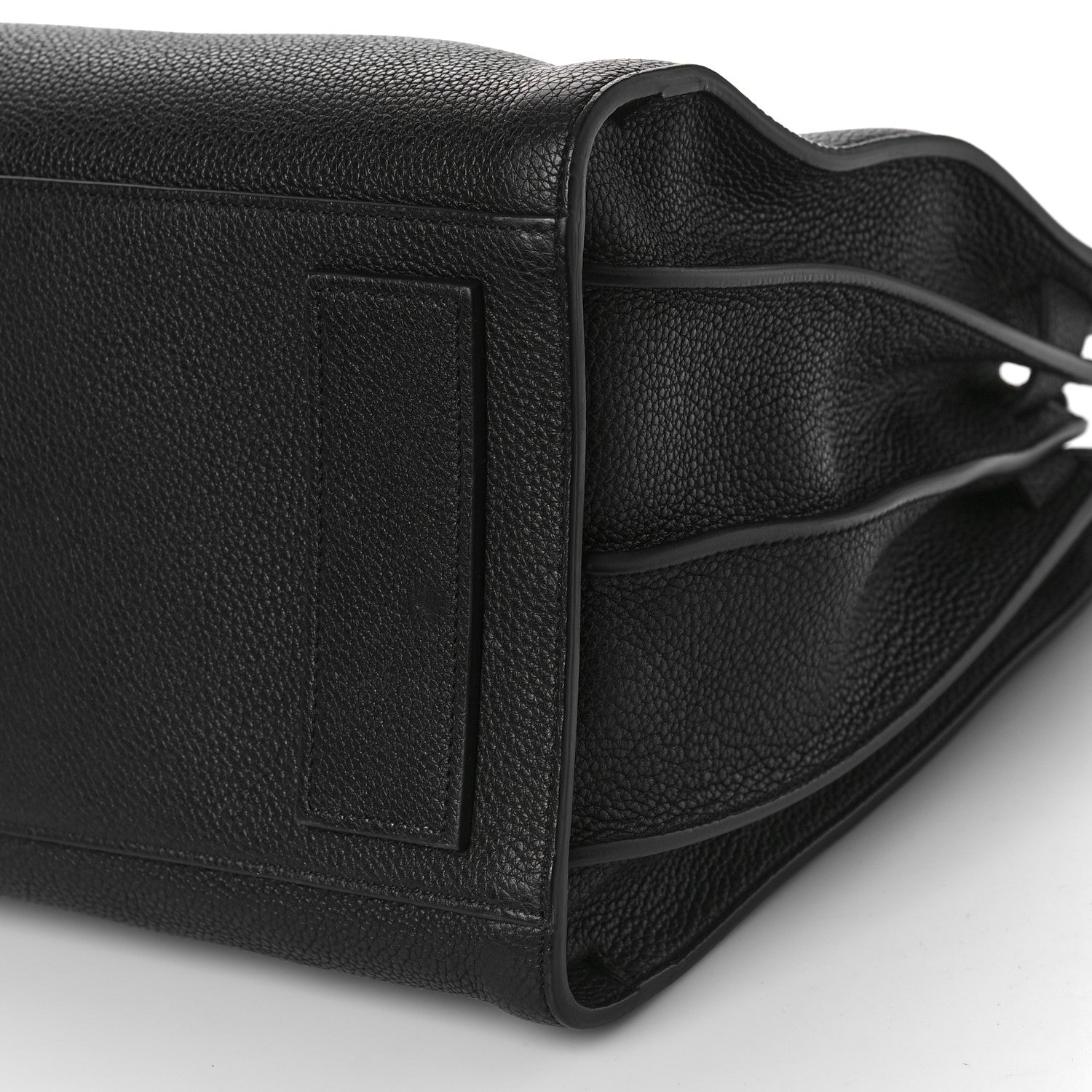 Saint Laurent Grained Calfskin Medium Souple Sac De Jour Black 9 of 9
