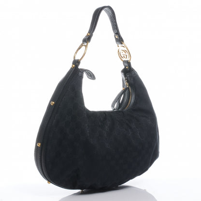 Gucci Monogram Medium Interlocking Tote Black 3 of 8