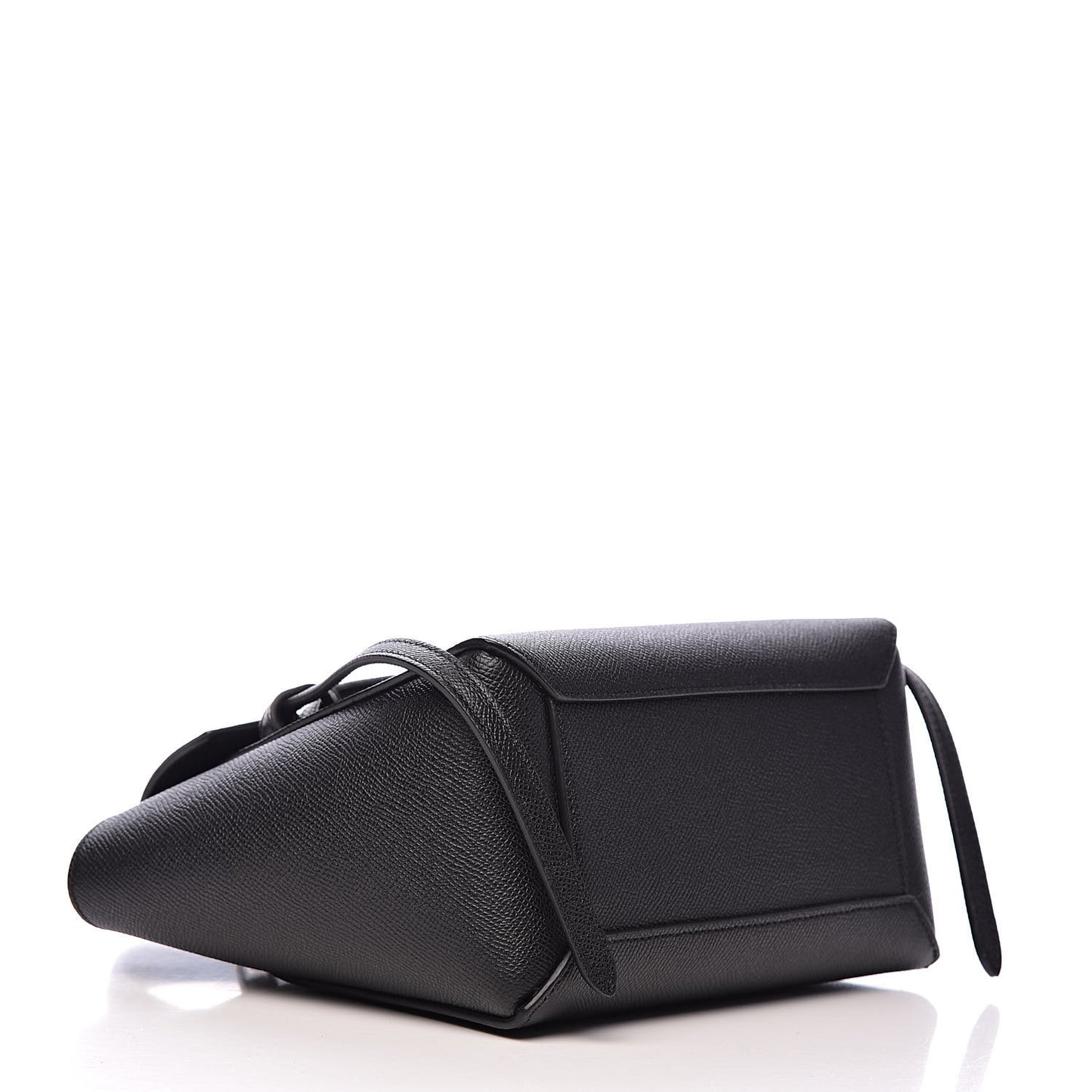 Grained Calfskin Nano Belt Bag Black