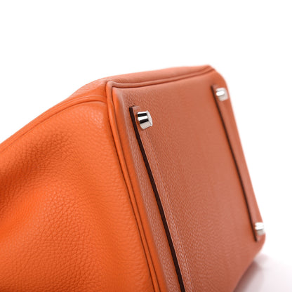 Hermes Togo Birkin 35 Orange 7 of 33
