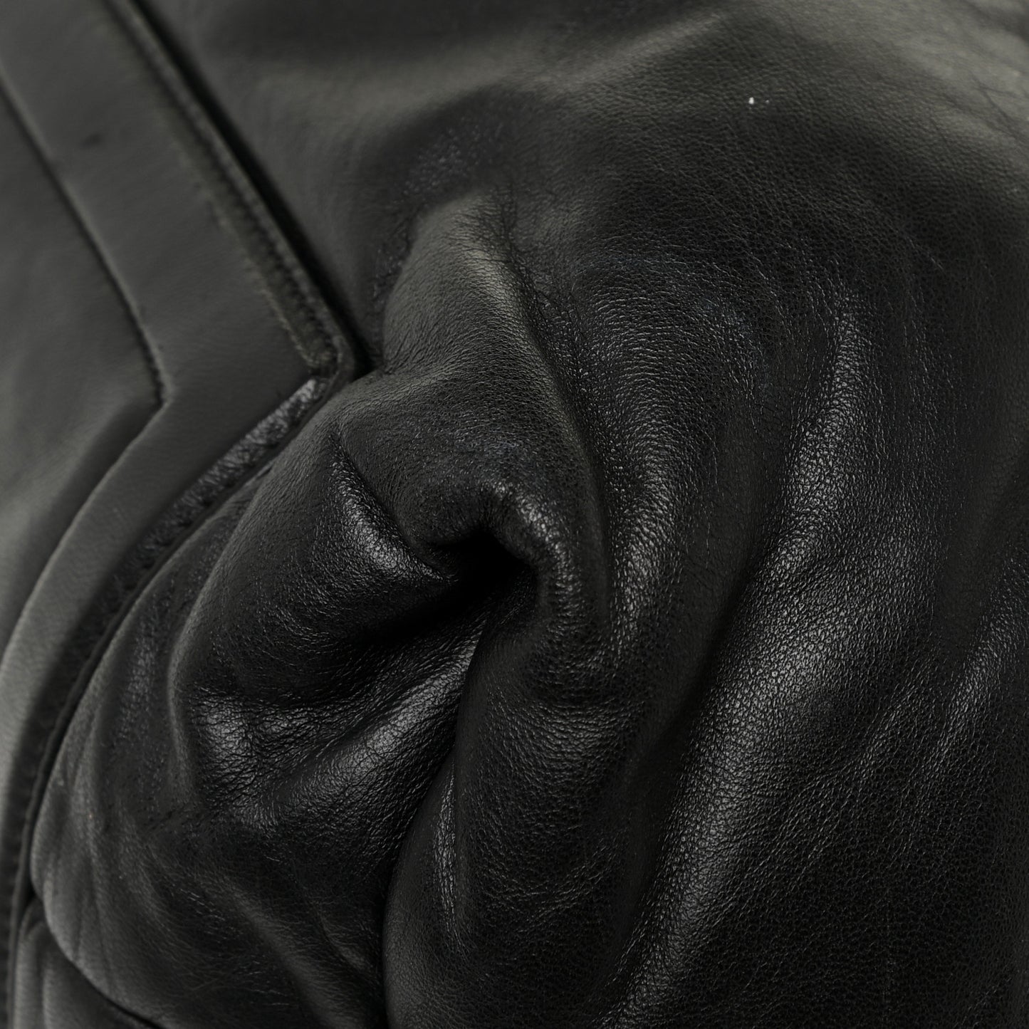 Lambskin Quilted Medium Coco Cocoon Reversible Tote Black
