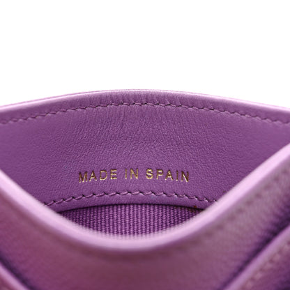 Chanel Caviar Quilted Card Holder Purple 7 of 8