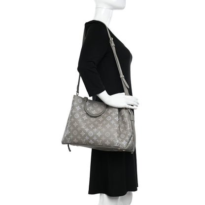 Louis Vuitton Mahina Flight Mode Bella Tote Grey 2 of 9