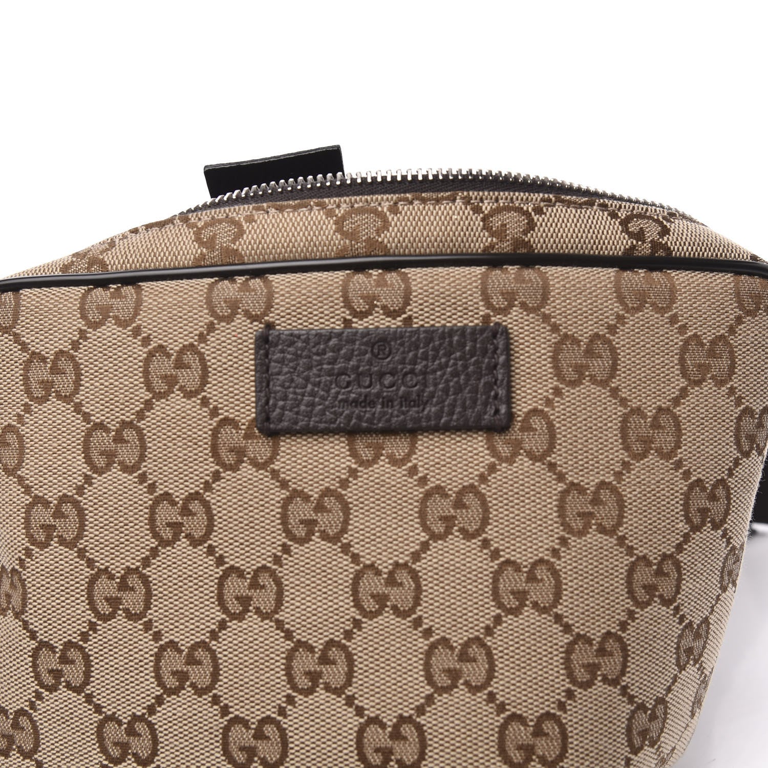 Gucci Monogram Belt Bag Dark Brown 10 of 10