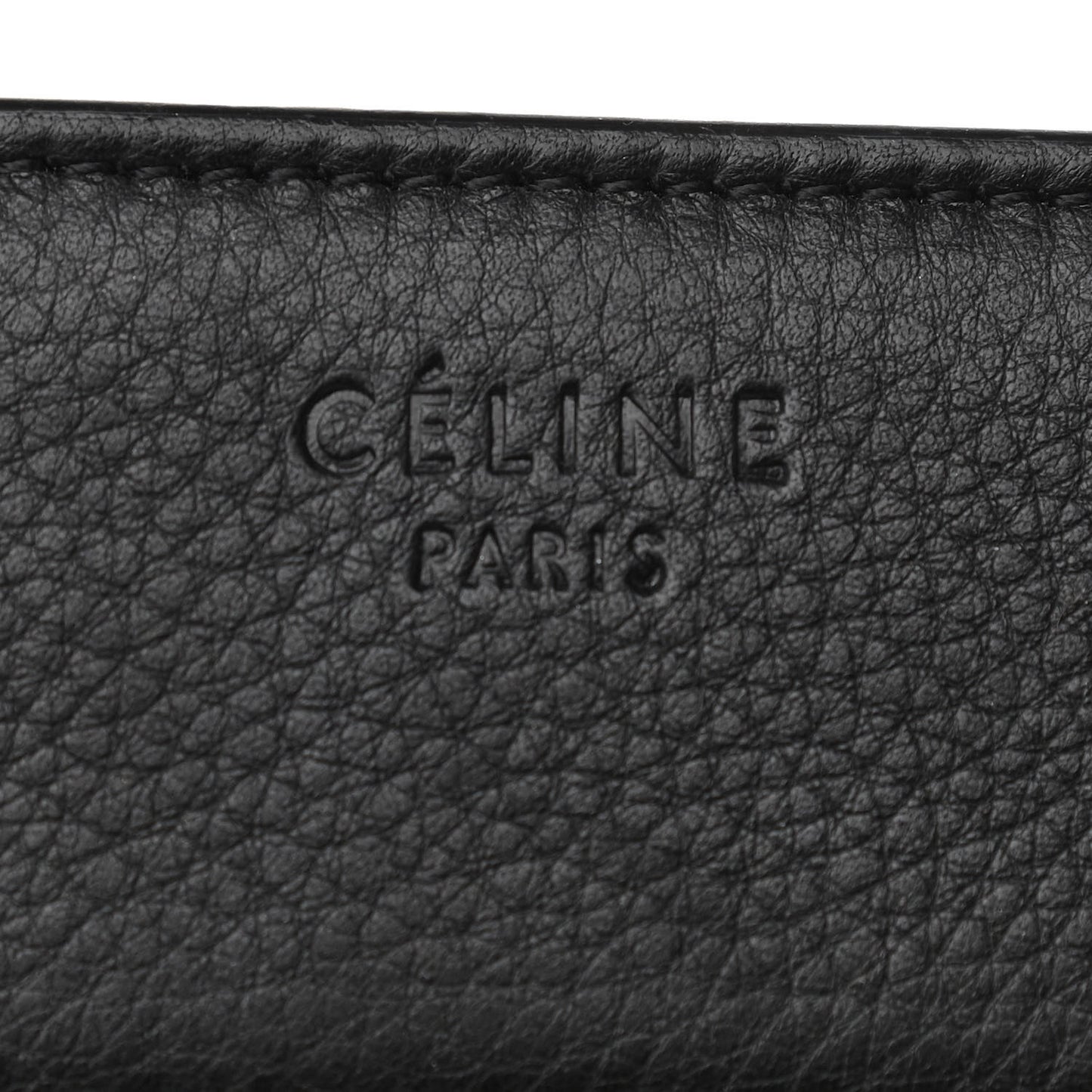 Supple Calfskin Medium Phantom Luggage Black