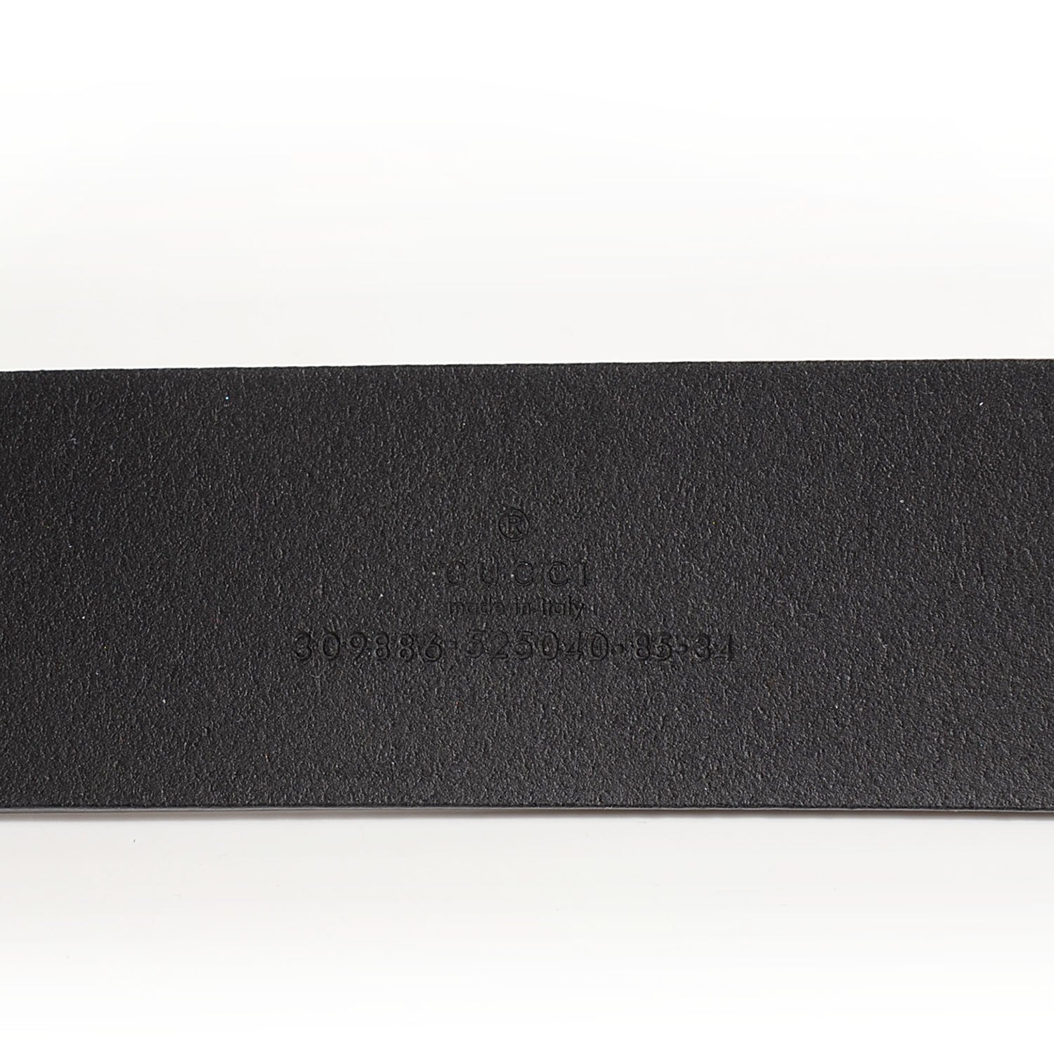 Gucci Calfskin Studded Interlocking G Belt 85 34 Black 3 of 3