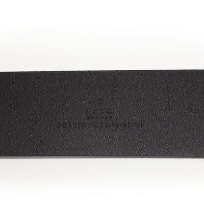 Gucci Calfskin Studded Interlocking G Belt 85 34 Black 3 of 3