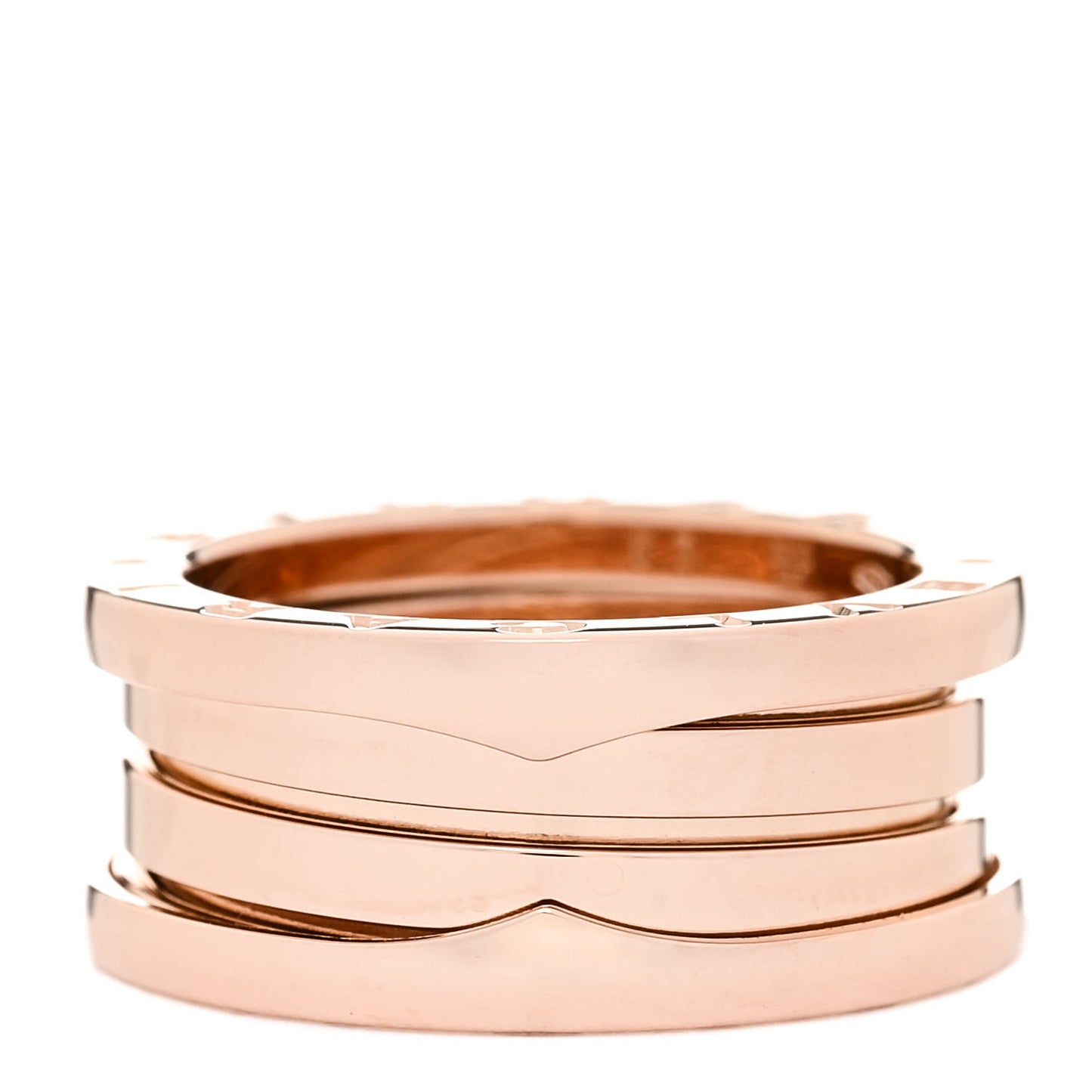 18K Rose Gold B.Zero1 Three-Band Ring 53 6.25