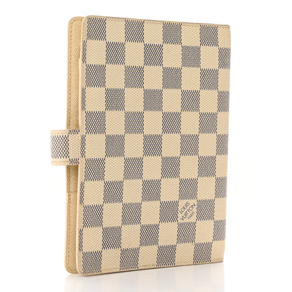 Louis Vuitton Damier Azur Medium Ring Agenda Cover 3 of 12