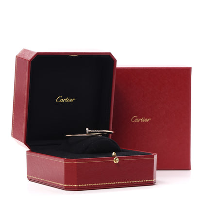 Cartier 18K Pink Gold Diamond Small Juste Un Clou Bracelet 16 7 of 7