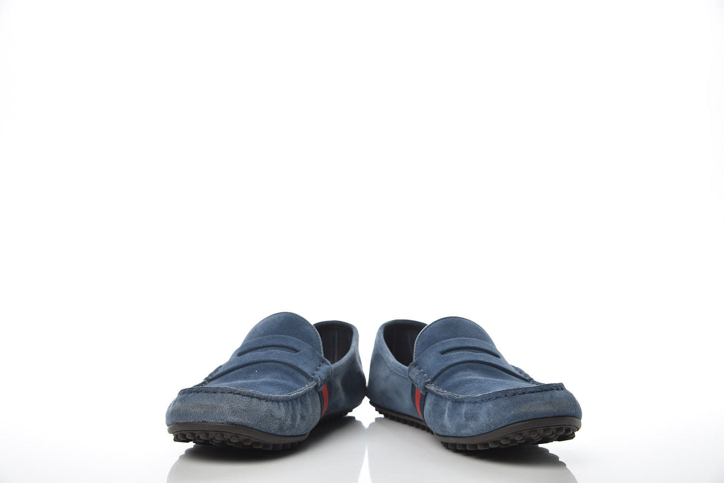 Suede Web Mens Kanye Driver Loafers 8 Loess